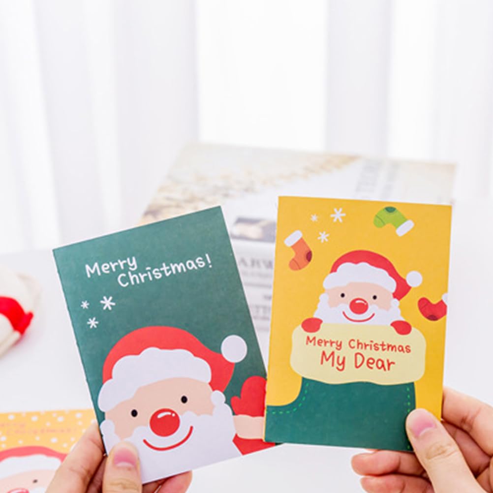 SHINEOFI 48 Pcs Christmas Pocket Book Xmas Journal Diary Notepad Christmas Daily Journal Planner Xmas Cartoon s Memo s Memo Pad Paper - Image 4