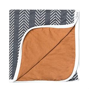 Large Premium Knit Baby 3 Layer Stretchy Quilt Blanket Canyon by Copper Pearl