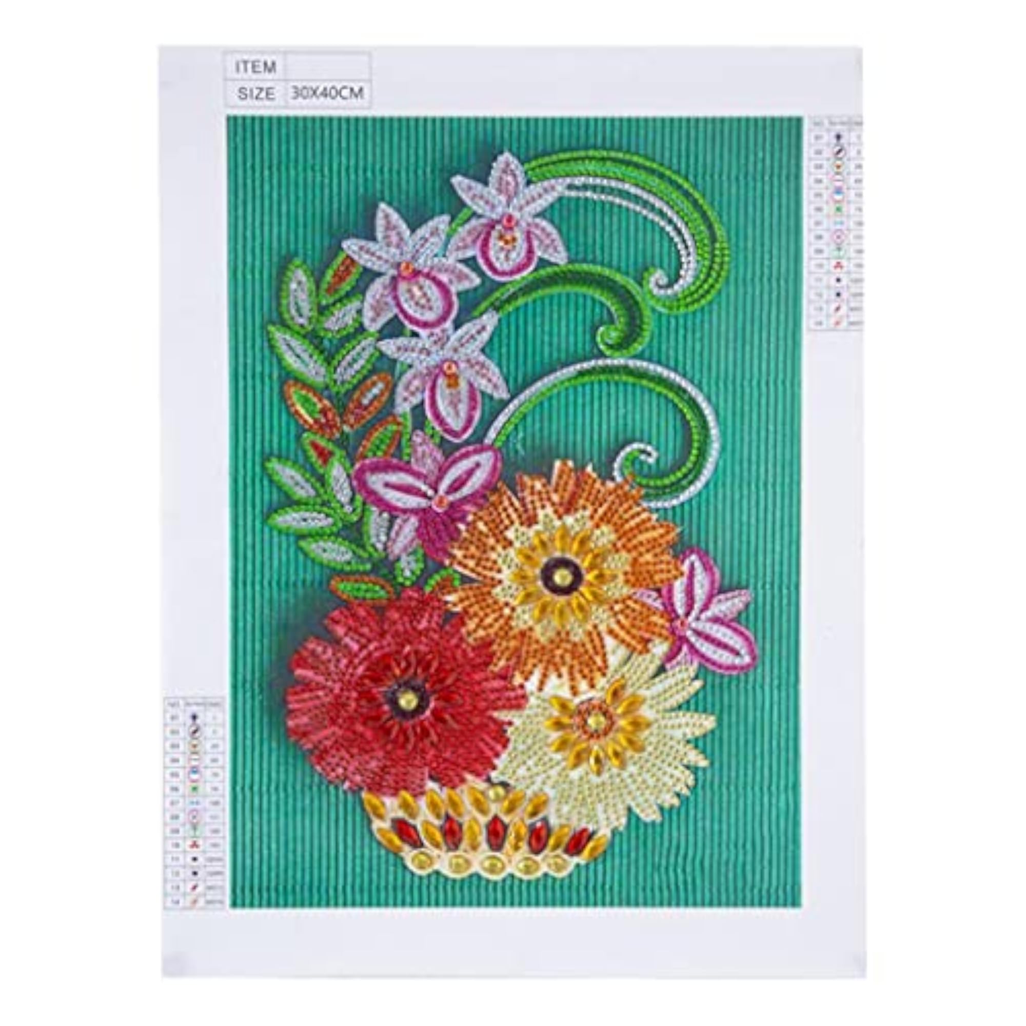 5D DIY Full Drill Diamond Painting Flowers Hearts
