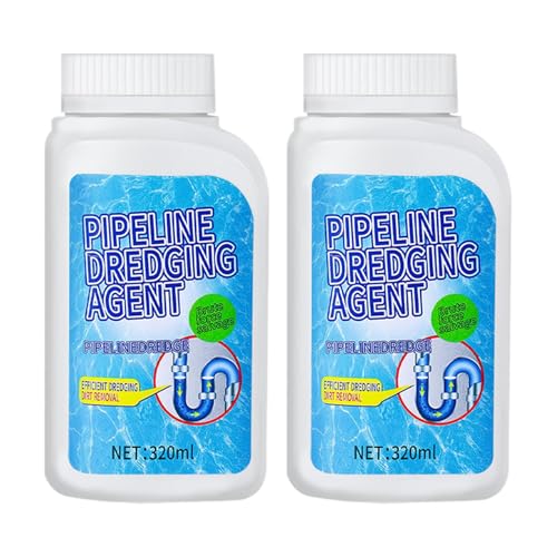 Liapu 2pcs Drain Clog Remover & Pipe Unblocker