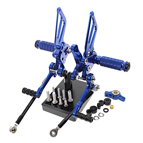 Rearsets Moto Repose-Pieds Réglable pour Améliorer la Posture Sport