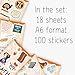 100Pcs Math Stickers for Laptops & Water Bottle - Funny Math Gifts, Party Supplies & Decorations - Nerd Stickers — Gift for Women & Men