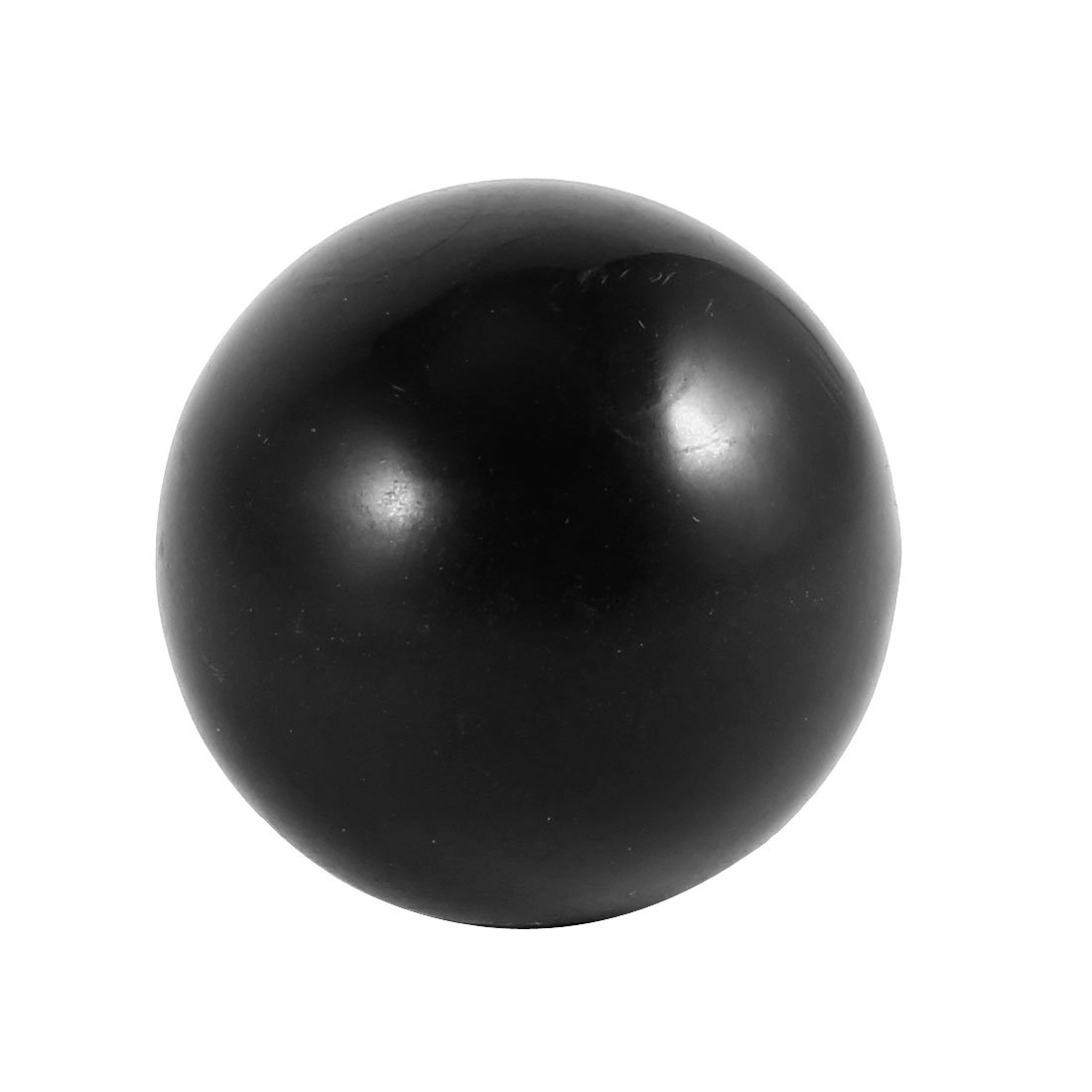 Sourcingmap Threaded Knob Plastic Machine Operation Handle Ball 40mm Dia 10mm Bore, Black