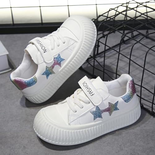 Children's Star Pattern Sneakers – Lightweight Lace-Up Running Shoes for Kids, Comfortable Outdoor Walking Shoes, Anti-Slip and Wear-Resistant3