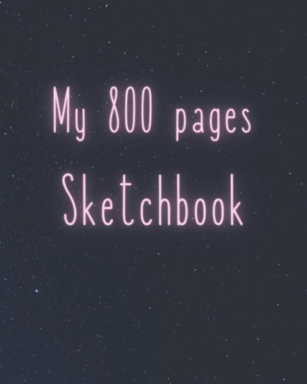 Carnet de dessin 800 pages grand format pour esquisses et croquis
