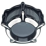 Air Intake See Through Cleaner Venturi Filter System Kit Cnc Chrome for Harley Touring Street Glide