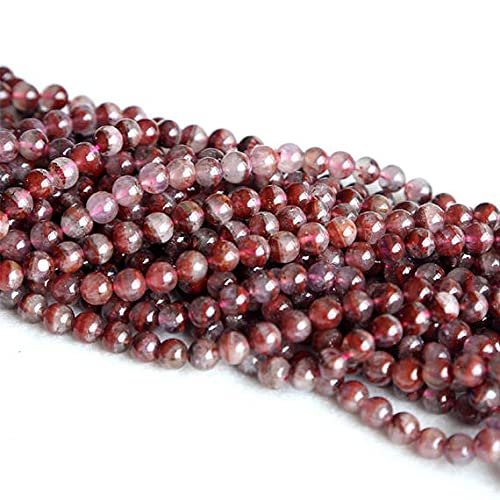 Auralite Super 23 violet rouge perles naturelles 6mm pour bijoux d'exception