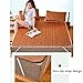 Summer Sleeping Mat Summer Summer Mat Rattan Mat Ice Silk Mat 1.8m Bed Foldable Straw Mat Single 1.5 Three Piece Soft Mat Non Slip Strap Design Pregnant Women, All Ages (A 1.5m)
