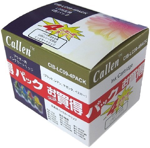 Color Creation 汎用インクカートリッジ SRB-LC09-4PS Color Creation 汎用インクカートリッジ SRB-LC09-4PS