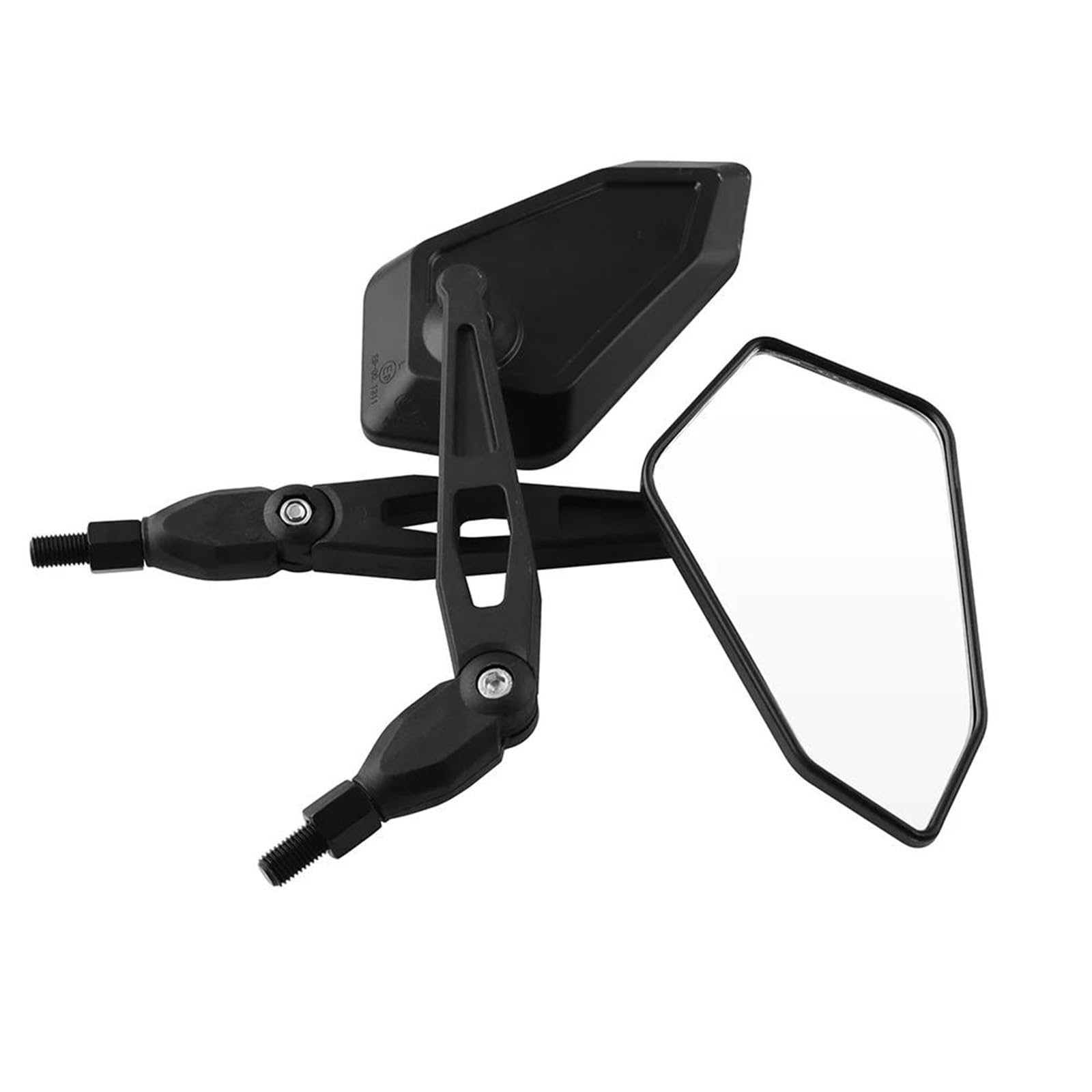 Rétroviseurs Moto Rétroviseur pour Guidon De Moto Rétroviseur De Course Rétroviseurs Latéraux De Vélo De Rue pour Suzuki pour GSXR 600 750 1000 Accessoires Moto(Style B)