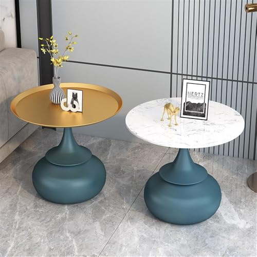 Table d'appoint ronde gain de place pour canapé et chevet - 7