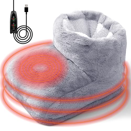 【足の先からぽかぽか】 フットウォーマー usb 足温器 足元ヒーター 電気足温器 温度3段階調整 タイマー機能 洗える テレワーク 在宅勤務 高齢者 プレゼント 足元暖房 寒さ対策 あったかグッズ フリーサイズ 男女兼用