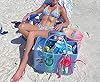 CAUSSO Gummi-Einkaufstasche, Strandtasche, Wasserdicht, Sanddicht, Outdoor-Reisetaschen, Silikon-Handtasche Für Strand, Markt, Pool E #2