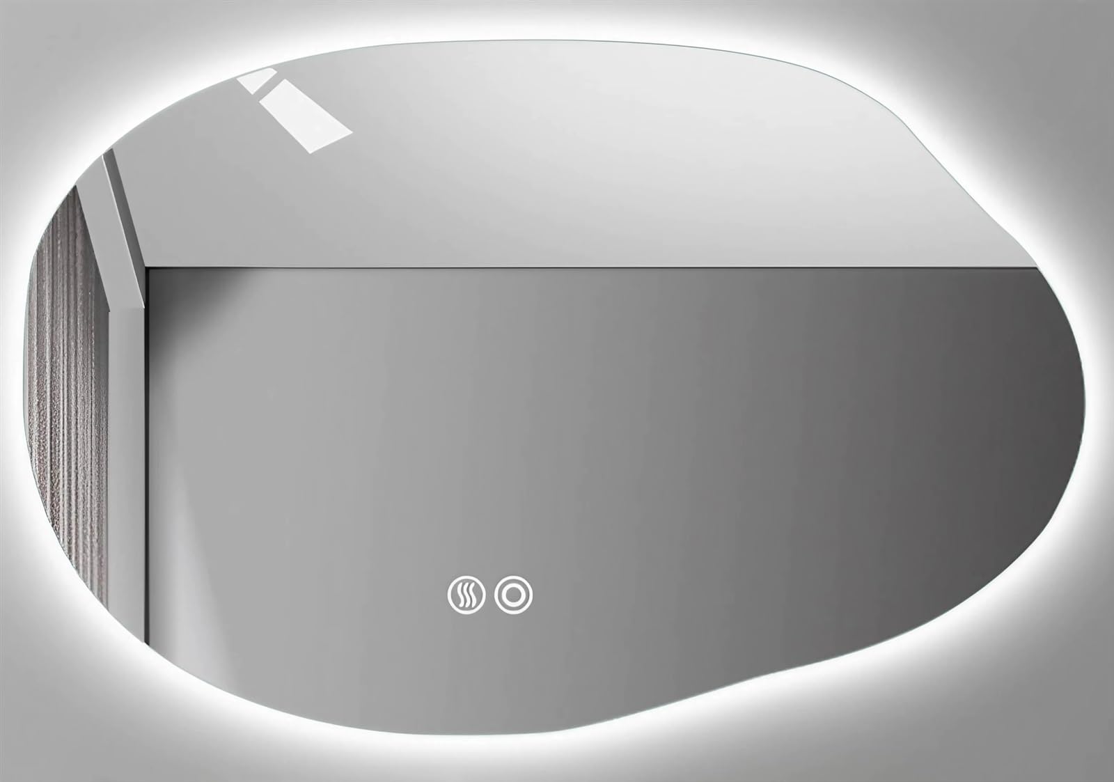 Miroir de salle de bain LED pour une routine beauté lumineuse