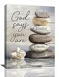Farmhouse Zen Bathroom Decor Wall Art