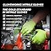 GLOVEWORKS HD Green Nitrile Industrial Disposable Gloves, 8 Mil, Latex-Free, Raised Diamond Texture, X-Large, Box of 100