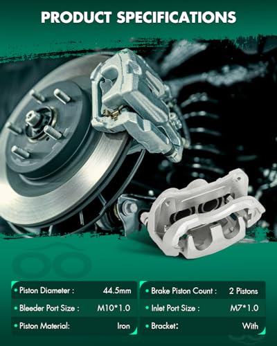 Image of SCITOO Front Left Brake Caliper With Bracket 19B6274 Compatible For Lexus RX350 2010-2015,For Toyota For Highlander 2010-2019,For Toyota For Sienna 2011-2020
