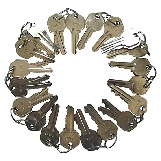 20 Pieces Precut Kwikset Compatible Keyway KW1 5 Pins Keys 5 Sets of 4 Keys