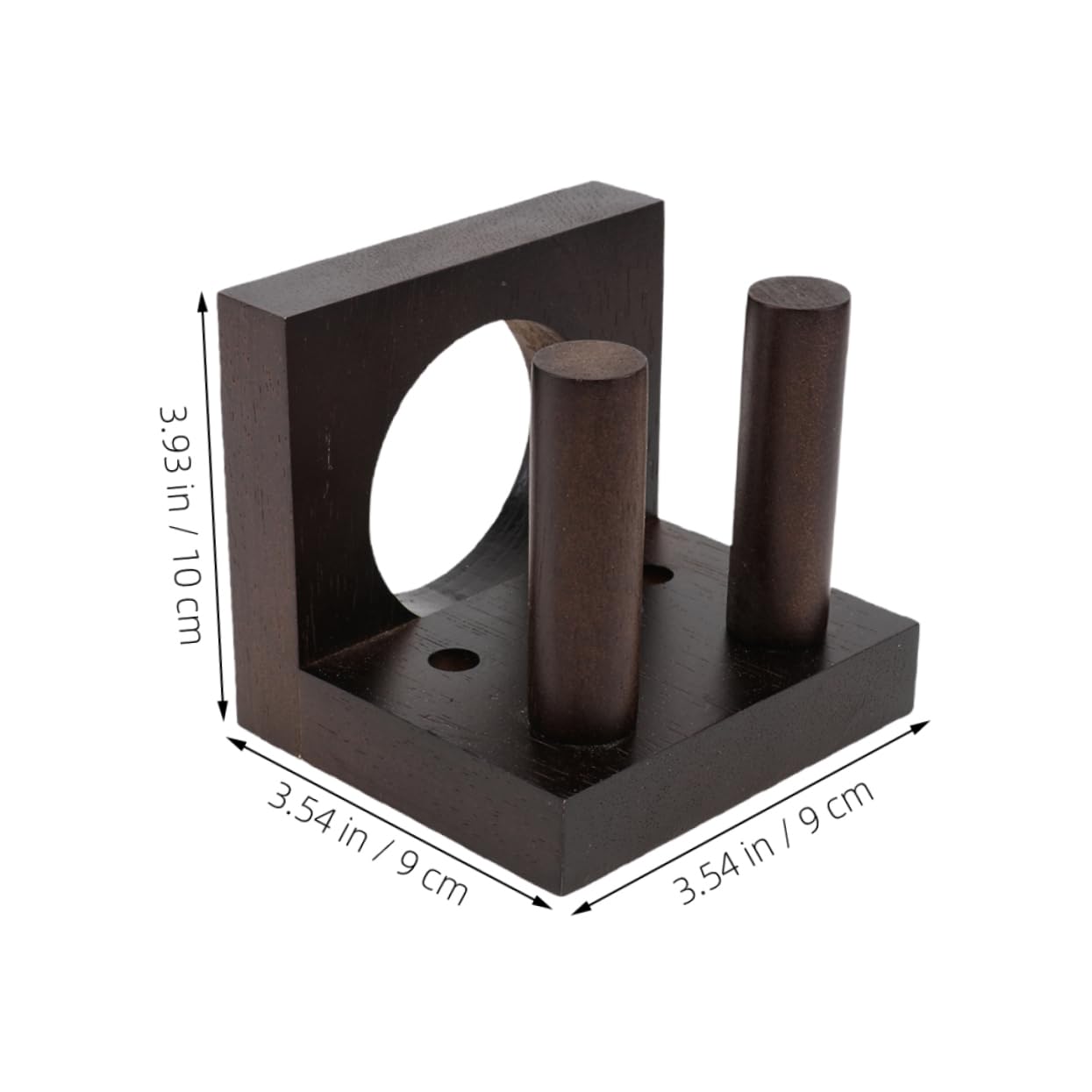 Mikikit 2 Pack Baseball Bat Wall Mount Rack Solid Wood Bat Hanger Display Caddy for Sports Equipment