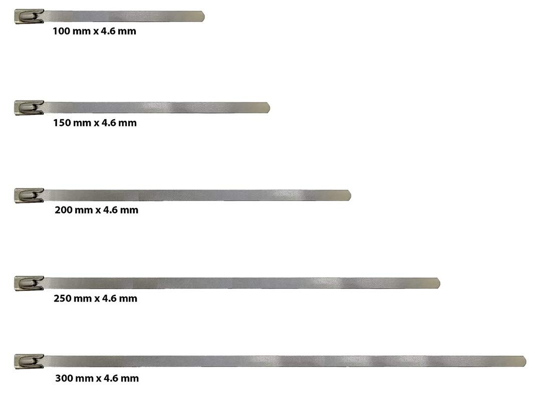 Zyperzs Premium Stainless Steel (SS-304) Self Locking Cable Ties/Zip Ties (50 Pcs, 450 mm x 4.6 mm) (B08Y71GZ9X) Amazon Price History, Amazon Price Tracker
