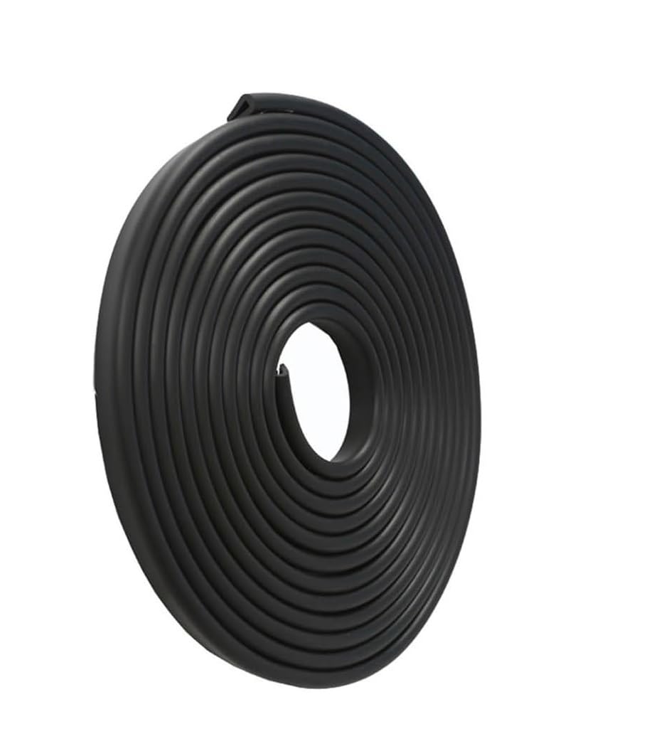 40-calowa samoprzylepna gumowa osłona krawędzi z kanałem U do metalu i szkła - szerokość szczeliny 1-12 mm(16x12x12mm)