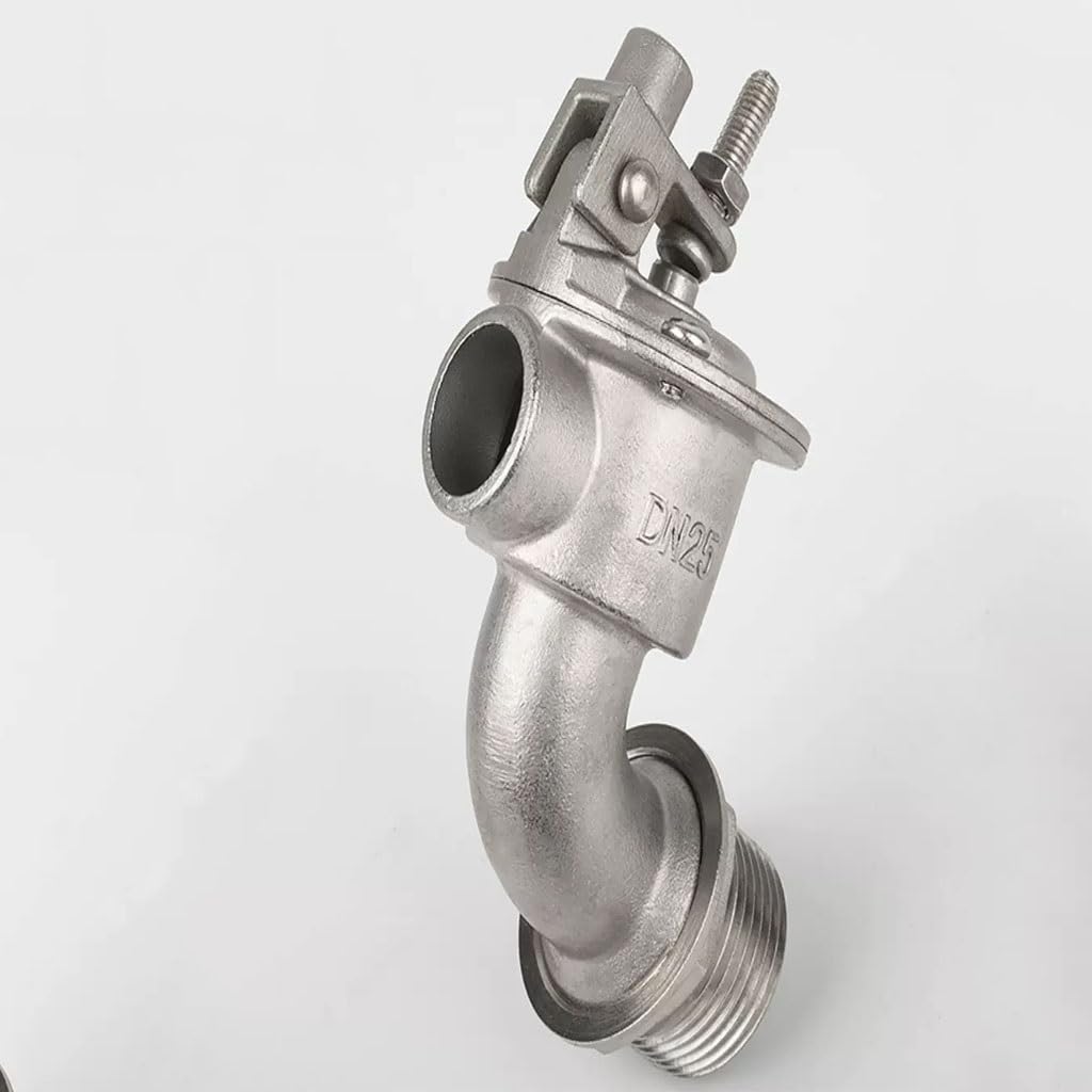Válvula de flotador de montaje superior de 90 grados de acero inoxidable, válvula de interruptor de flotador de tanque de agua for una gestión eficiente del agua, 1 unidad(1inch)