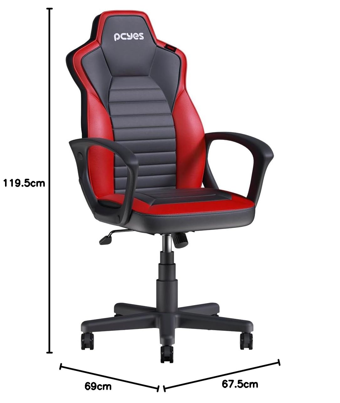 CADEIRA GAMER MAD RACER STI TURBO RED MAGMA VERMELHA – MRSTIR10VL