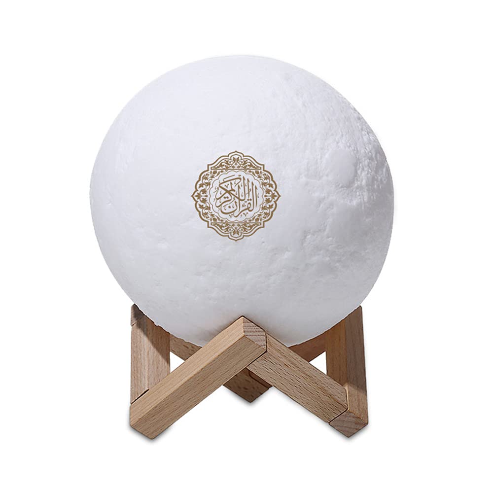 Moon Night Light 3D Printed Moon Globe Lamp Equantu Speaker 15cm white moon light