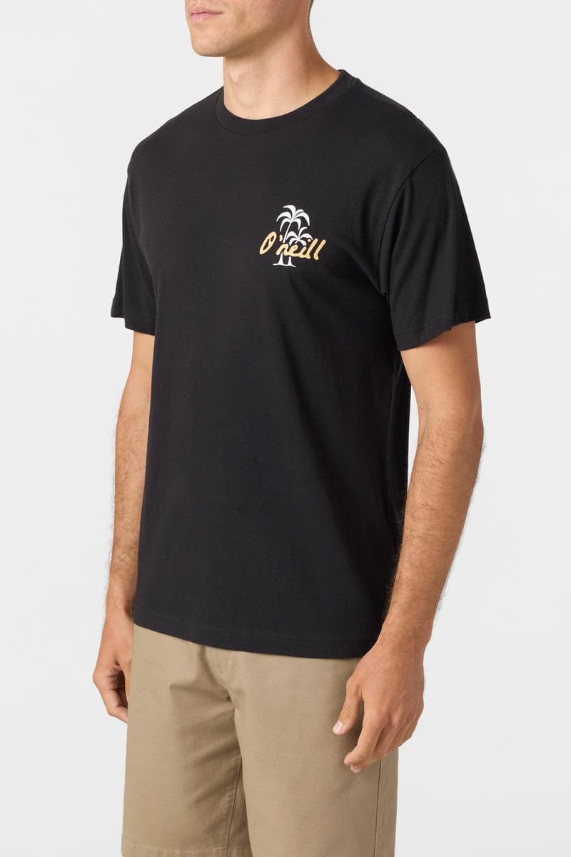 O'NEILL Men's Crumble Graphic Short Sleeve T-Shirt – Soft Cotton, Standard Fit, Crew Neck, Casual Tee