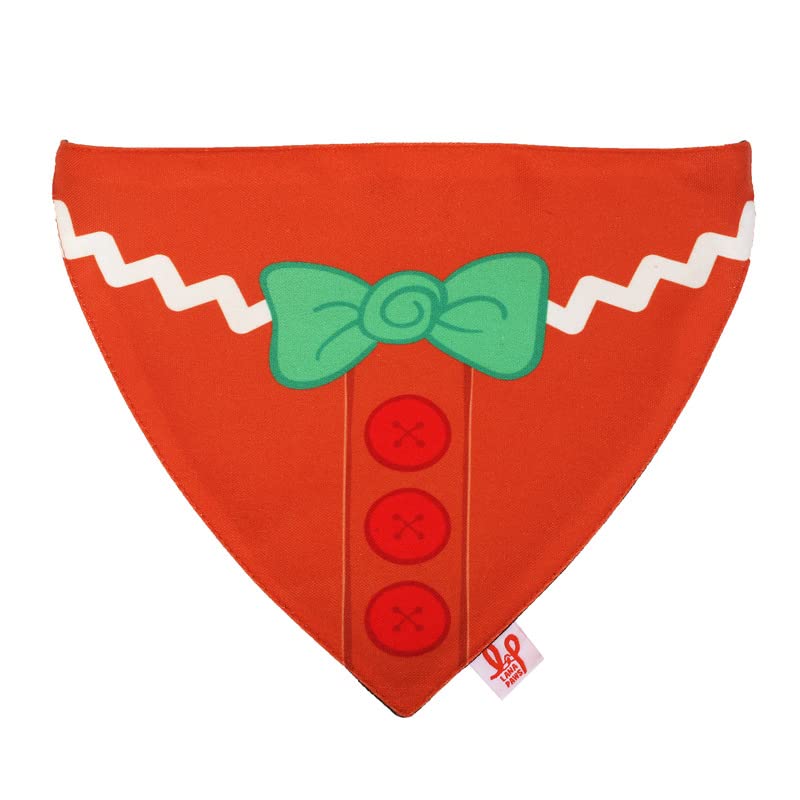 Lana Paws Gingerbread Dog Adjustable & Comfortable Christmas Dog Bandana Scarf, M-L (B0BNKCDYPD) Amazon Price History, Amazon Price Tracker