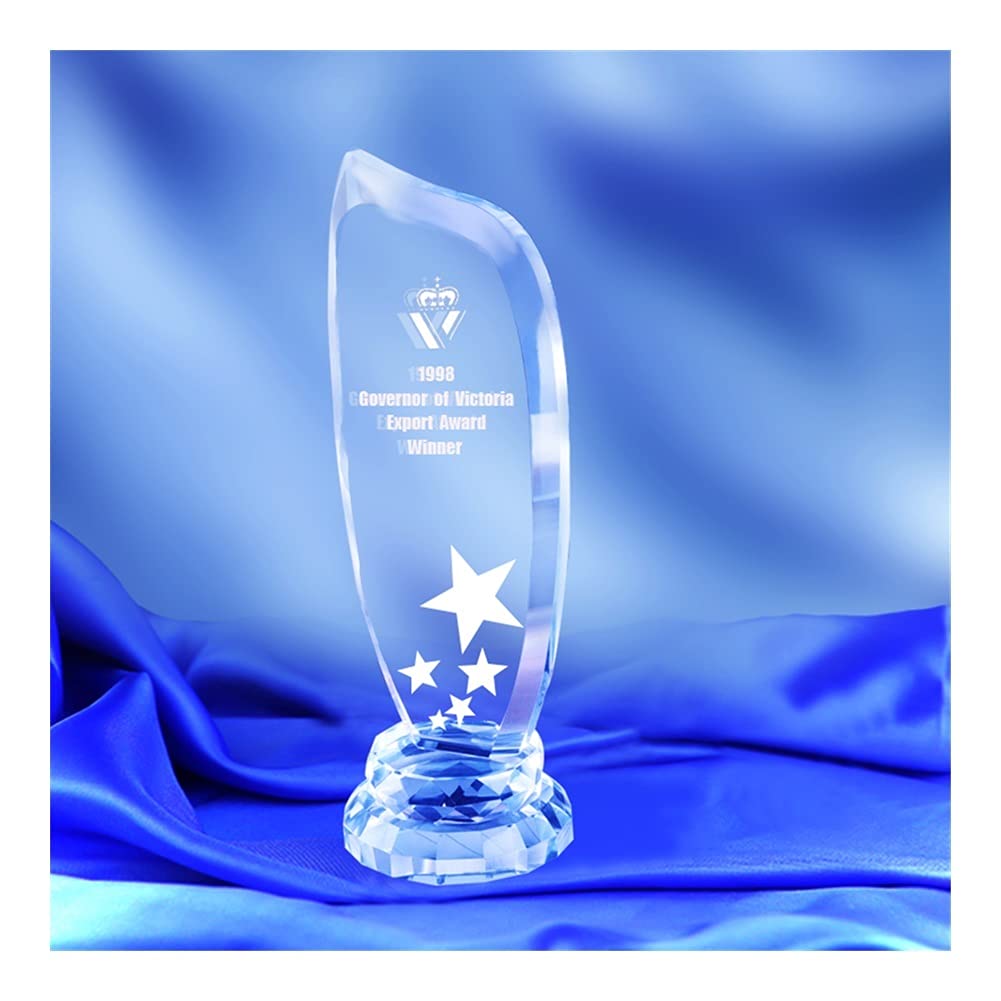 For la K9 Trofeo de Cristal Grabado o Palabras Copa de la Liga Copa de Premio de Cristal for el Ganador de la Competencia Deportiva Premio de campeón de Recuerdos Inicio Colecciones