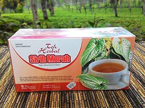 2 X 20 Teabags Piper Ornatum Red Betel Leaf Celebes Pure Herbal Halal Tea #TOP3