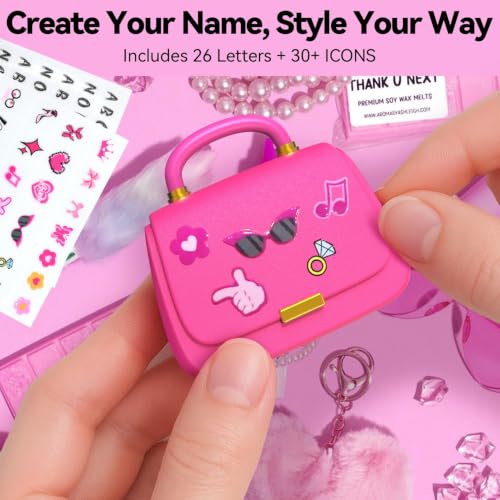 Image of ANCwear Wireless Earbuds with Mini Handbag Case, 22H Playtime, Hot Pink