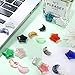 Nuenen 30 Pcs Worry Stones Bulks Moon Star Shaped Crystals Gemstone Star Bulks Palm Moon Hand Carved Thumb Stones for Witchcraft Supplies Valentines Gift DIY Meditation Balancing(Classic Colors)