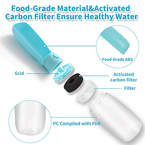 19OZ Large Capacity Foldable Dog Water Bottle Lightweight Portable Dog Water Bowl Dispenser for Small Medium Large Pet… - Image 3