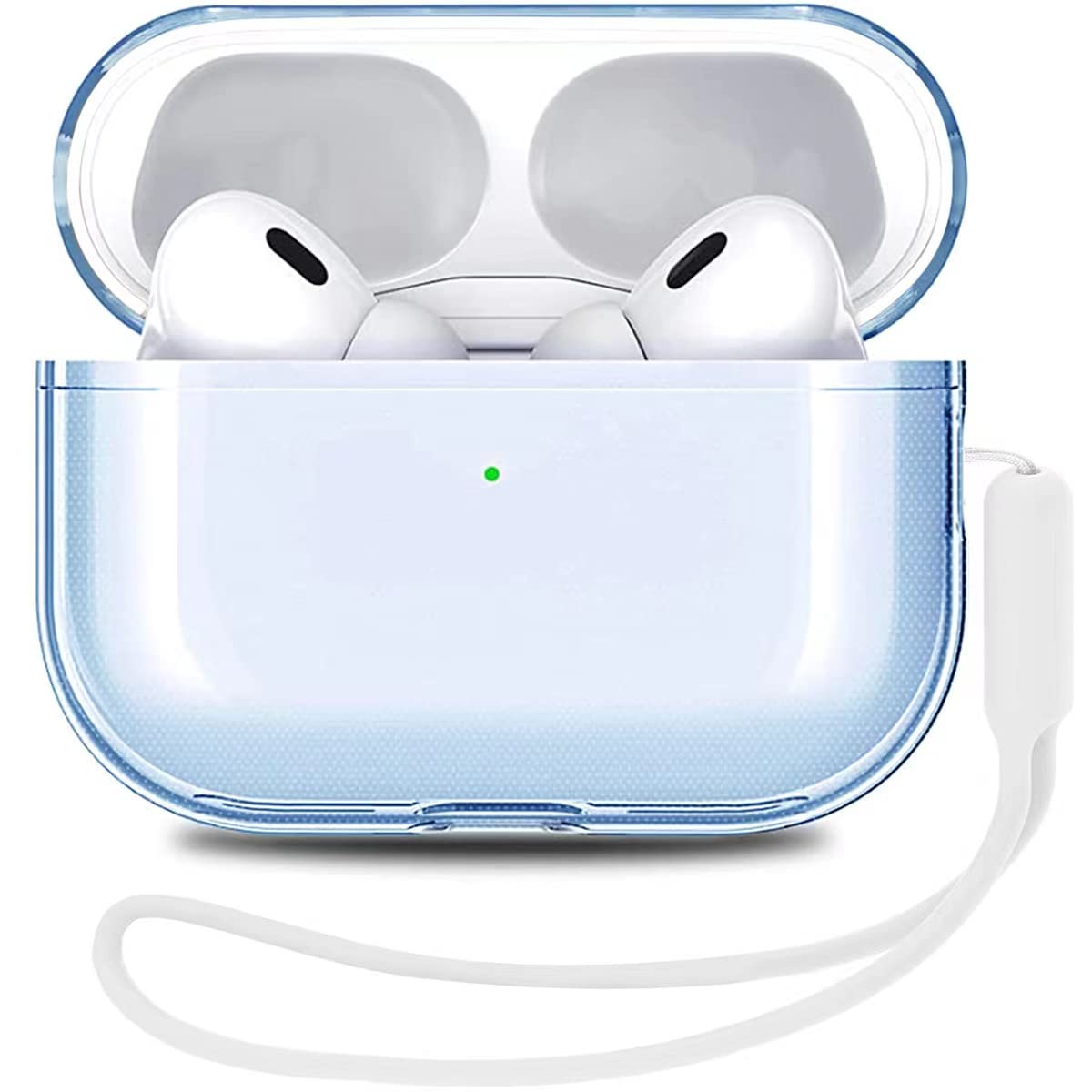 Compatible Airpods Pro 3 Case 2025, Clear Soft Shockproof Airpod Pro 3rd Generation Case Transparent Air pods Pro 3 Gen Cases iPods pro 3 Protective Cover Skin for Airpod 3 Pro with Lanyard