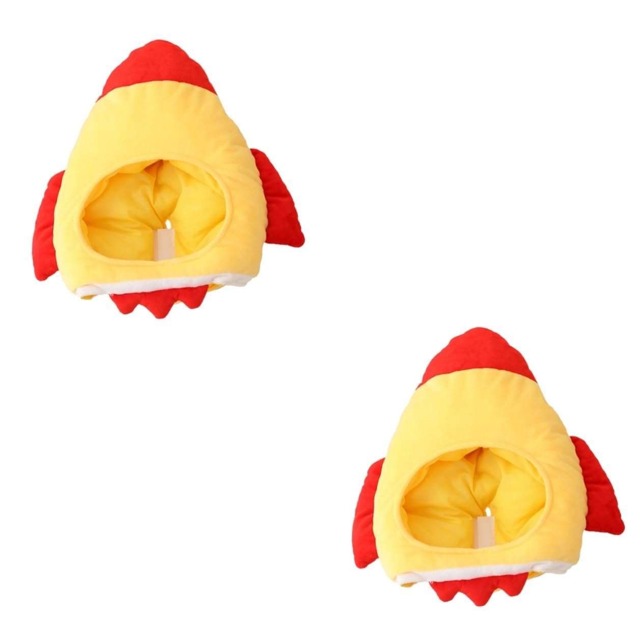 SOIMISS 2piezas Divertido Sombrero De Fiesta Amarillo Accesorio De Fotografía Creativo y Prop Para Disfraces Para Eventos y Celebraciones