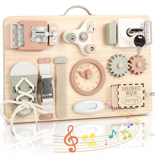 Joyreal Motorikbrett Montessori - Busy Board Activity Board Motorikboard...