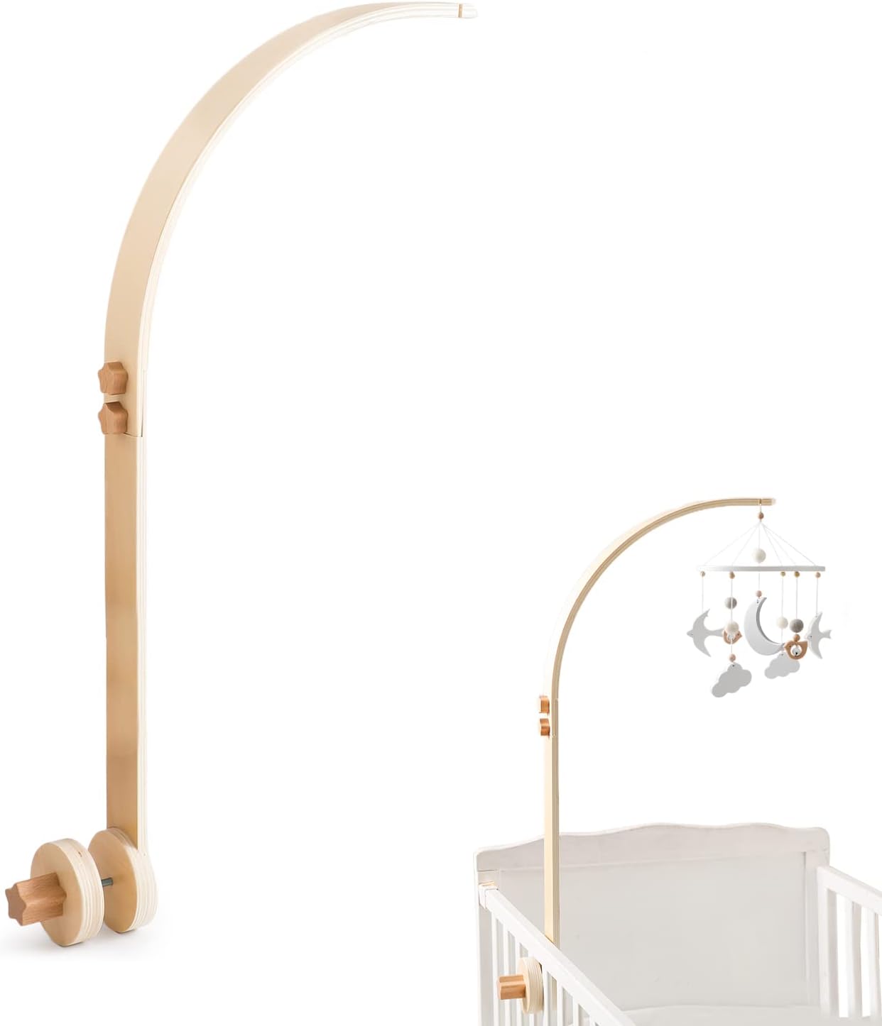 Wooden Crib Mobile Arm Baby Crib Mobile Arm Wooden