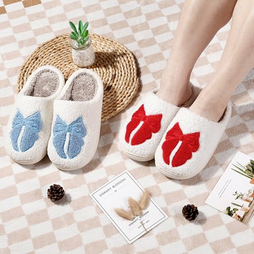 Image of Cherry Slippers for Women Men Fruit Shoes Cute Memory Foam Soft Winter Warm Indoor Outdoor Slippers