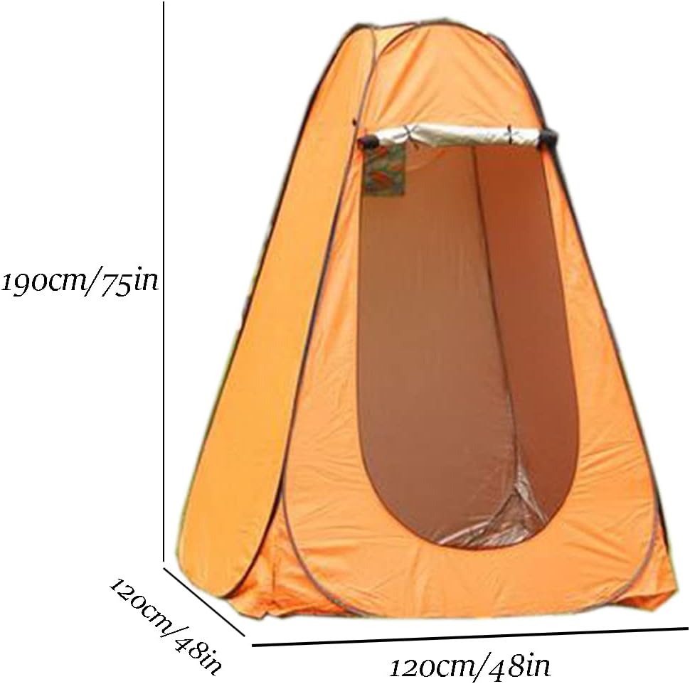 シンプルなテント更衣室広々 キャンプ更衣室ポータブル ポップアップ ポッド ドレッシング ダブル ジッパー デザイン屋外屋内ポータブ