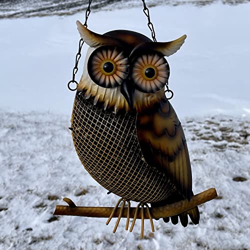 Gift Essentials GEF1018 Metal Mesh Bird Feeder, Brown Owl thumb #8