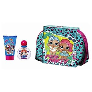 L.O.L. Surprise! Kinderparfum EDT (50) + douchegel (100 ml) met beautytas in brutaal LOL-design, cadeau voor meisjes