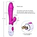 Utimi Vibrating G Spot Rabbit Vibrator Upgraded Silicone 10 Speed Vibrations Clitoris Stimulation for Women