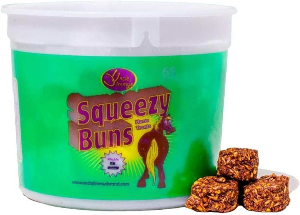 Squeezy Buns Treats for Horses, Approx 65pc - 3lb Tub