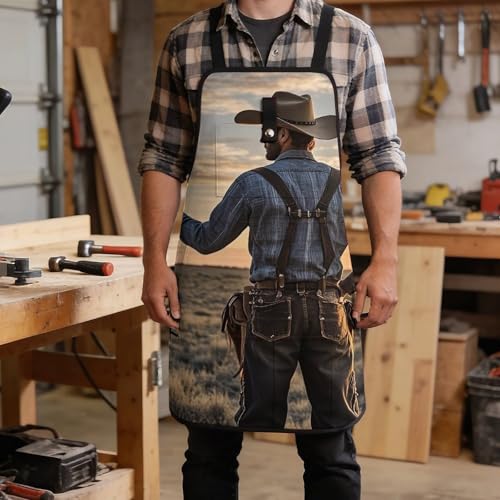 Delantal de trabajo Cowboy West con ajuste y bolsillos miniatura 5