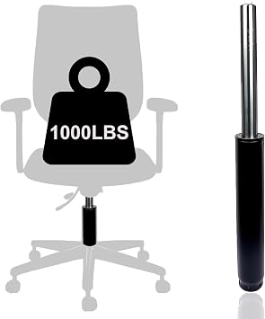 Office Chair Gas Cylinder, Class 4 Heavy-Duty 1000lbs Chair Gas Lift Replacement, Universal 12-18inch Adjustable Chair Cylinder for Home Office, Gaming & Ergonomic Chairs, Office Chair Cylinder Replac