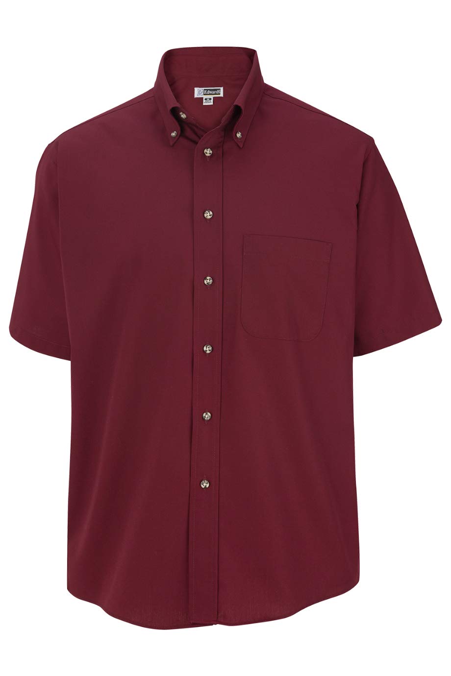 Edwards Men's Easy Care Short Sleeve POPLIN Shirt