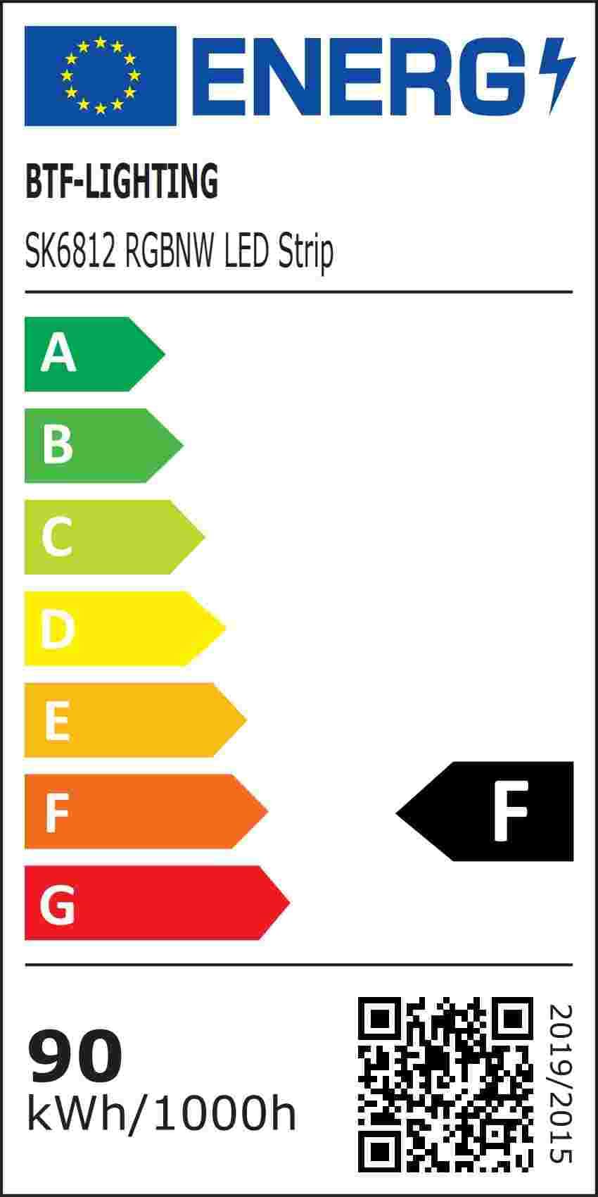 BTF-LIGHTING RGBW RGBNW RGB Natural White SK6812 (Similar WS2812B) 5m