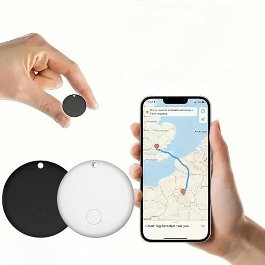 Tracker Tag 4 Packs Bluetooth Tracker, Smart Tag Locator Tracking Device, Keys Finder and Item Locator,Air Tracker Item Finders with Apple Find My(IOS Only)Track your Keys,Wallet,Luggage,Pets and Bag